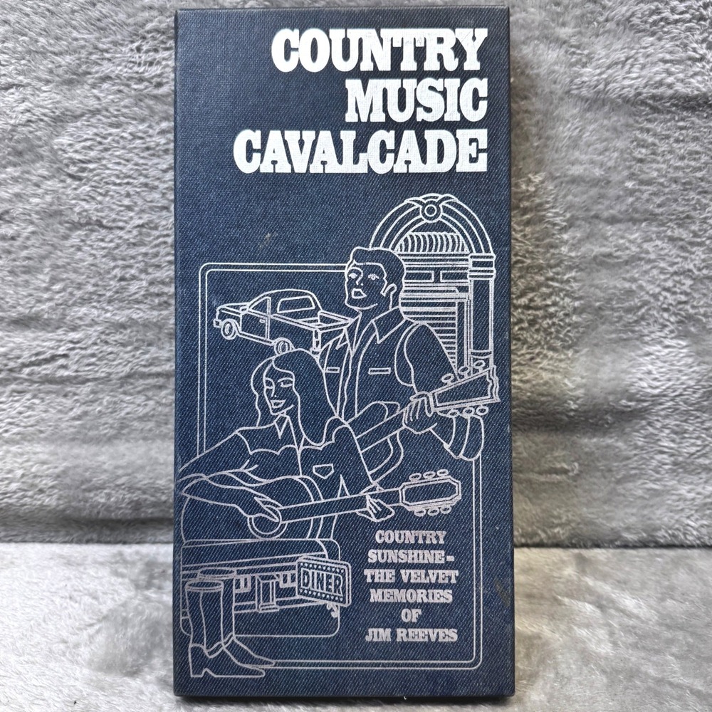 NEW Country Music Cavalcade‎ Jim Reeves Velvet Memories Cassette Book Set